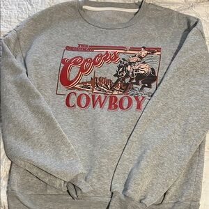 Cowboy Gray Sweater